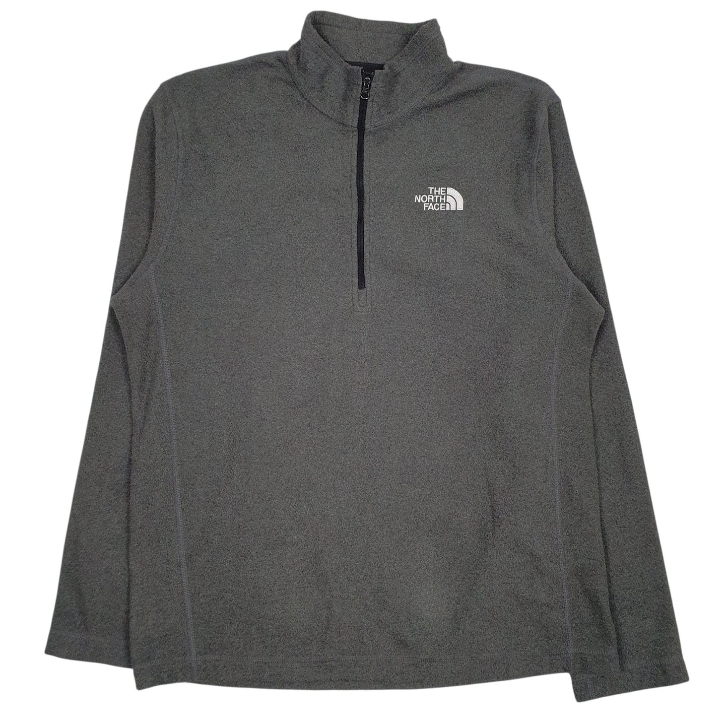 Mens Grey The North Face  Quarter Zip Jumper