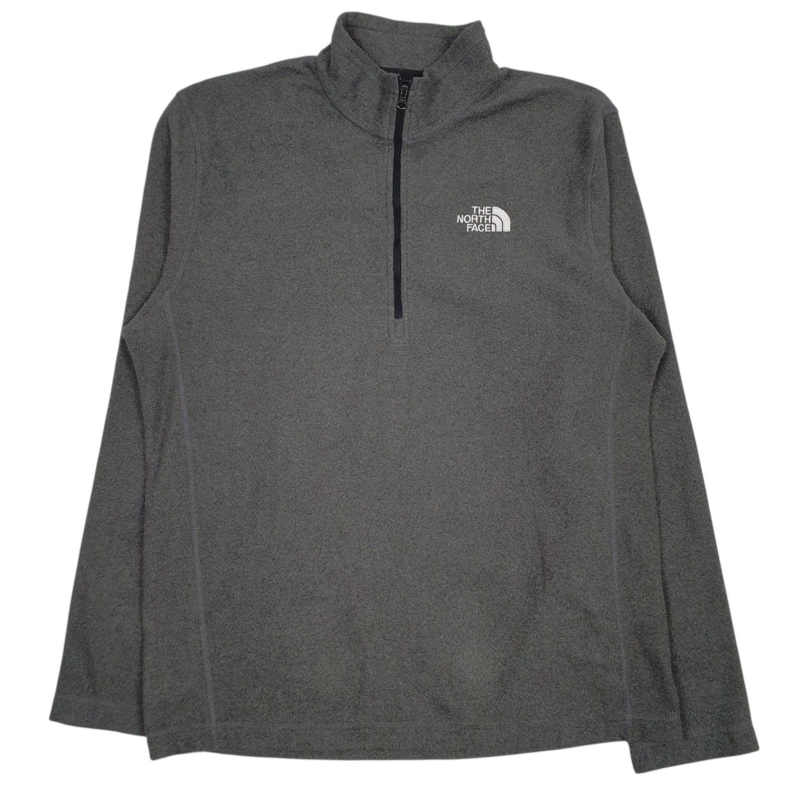 Mens Grey The North Face  Quarter Zip Jumper