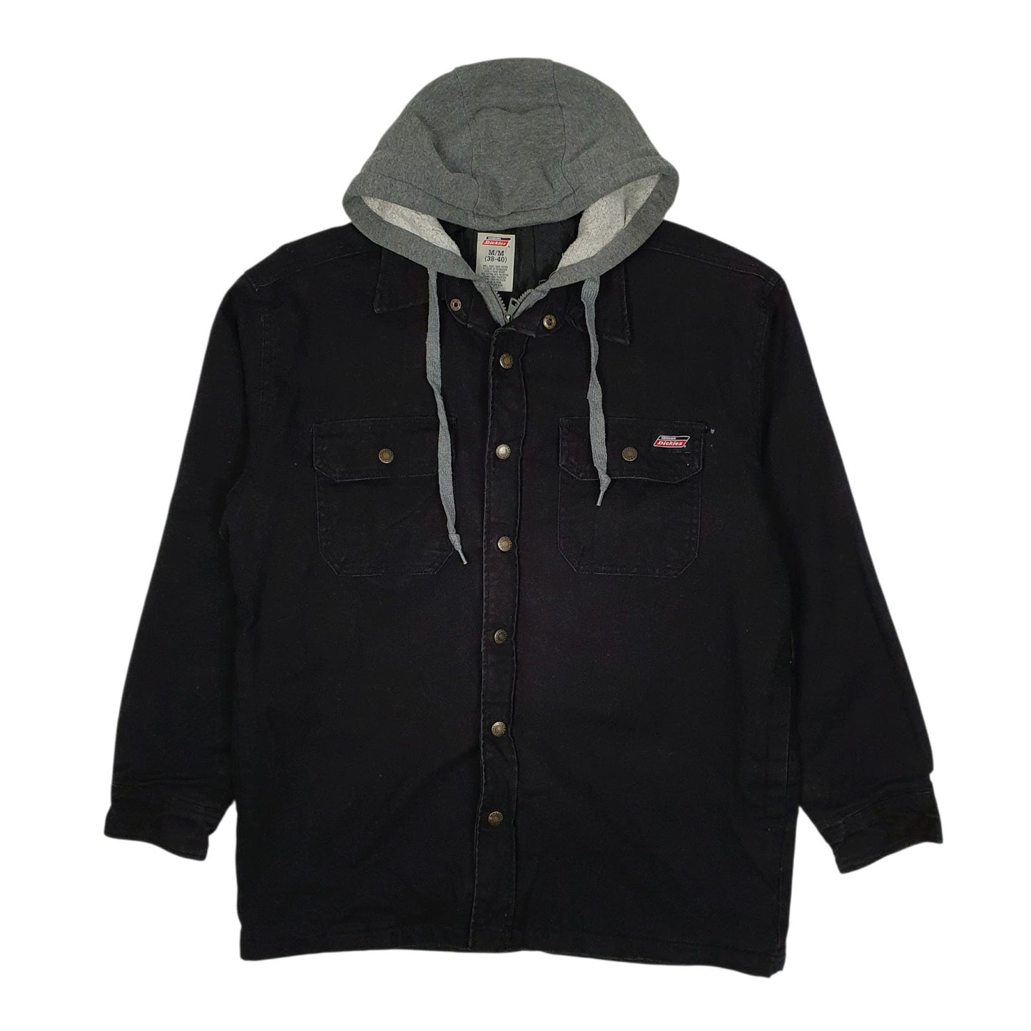 Mens Black Dickies Chore Hoodie  Coat