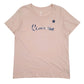 Womens Peach Converse  Short Sleeve T Shirt