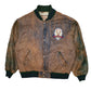 Mens Brown Cooper Collections Louisville Slugger Vintage 90s  Coat
