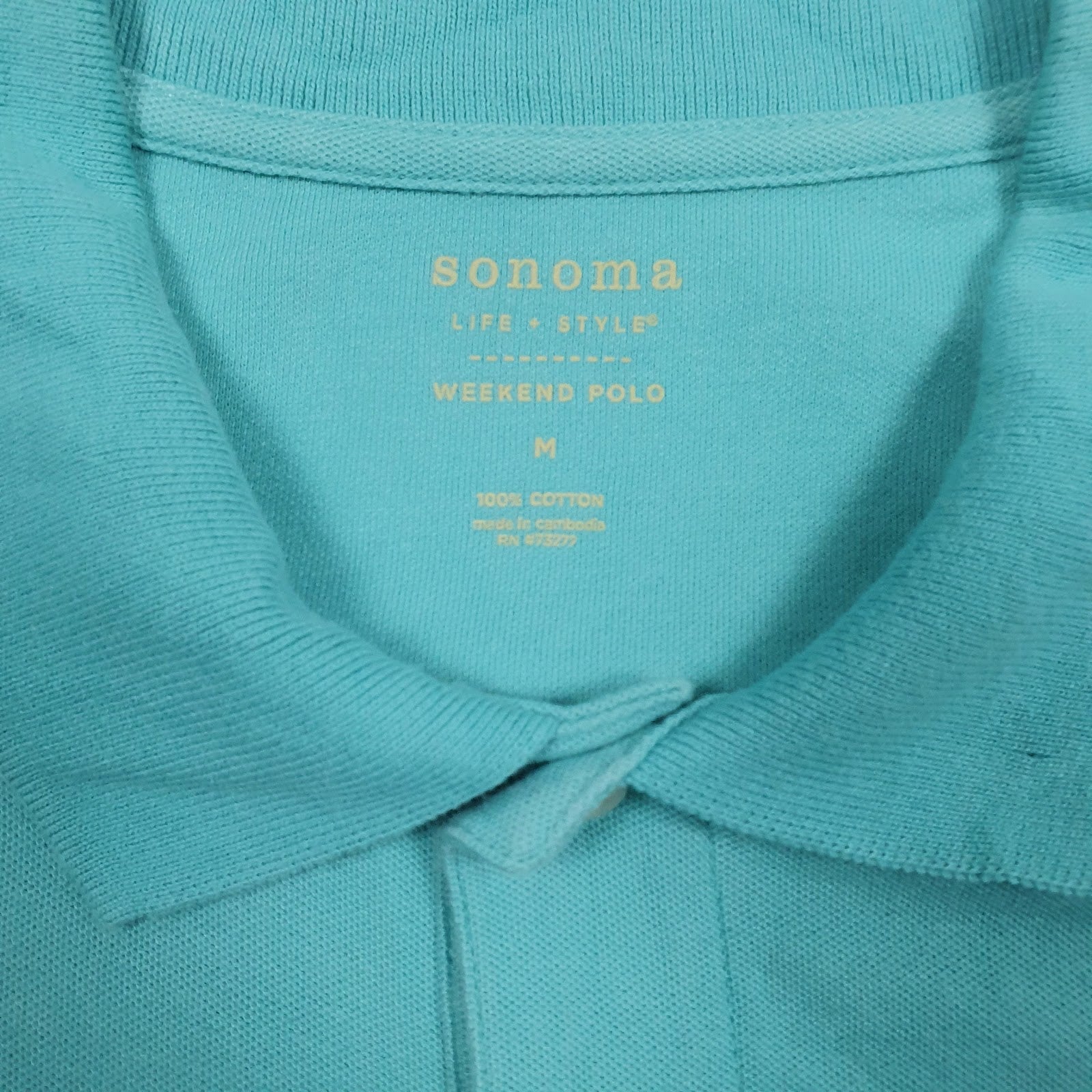 Mens Blue Sonoma   Polo Shirt