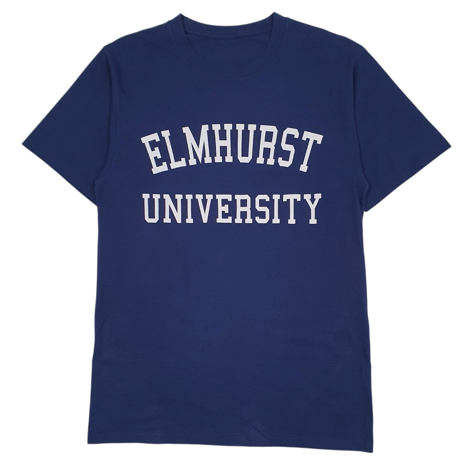 Mens Navy Unbranded Elmhurst University Short Sleeve T Shirt