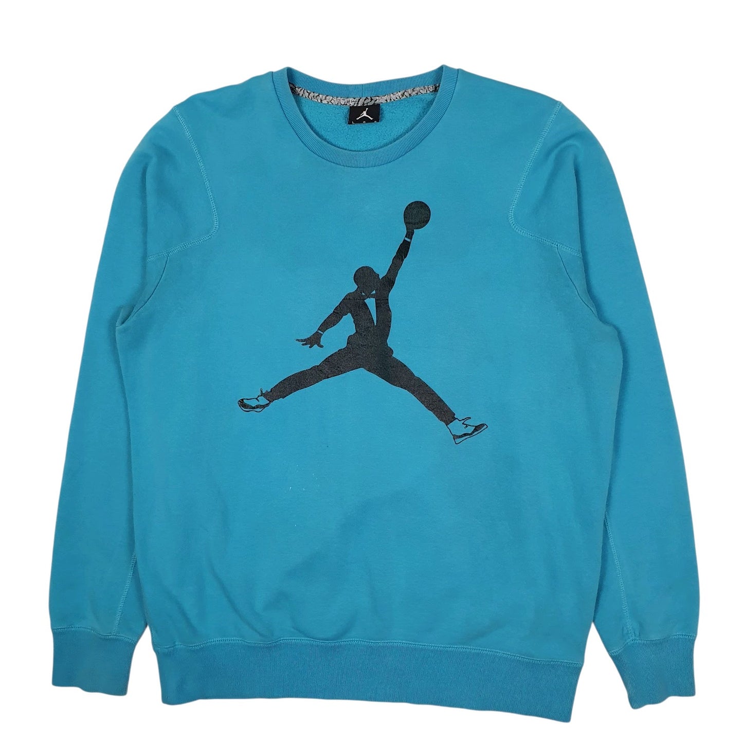 Mens Blue Nike Air Jordan Basketball Crewneck Jumper