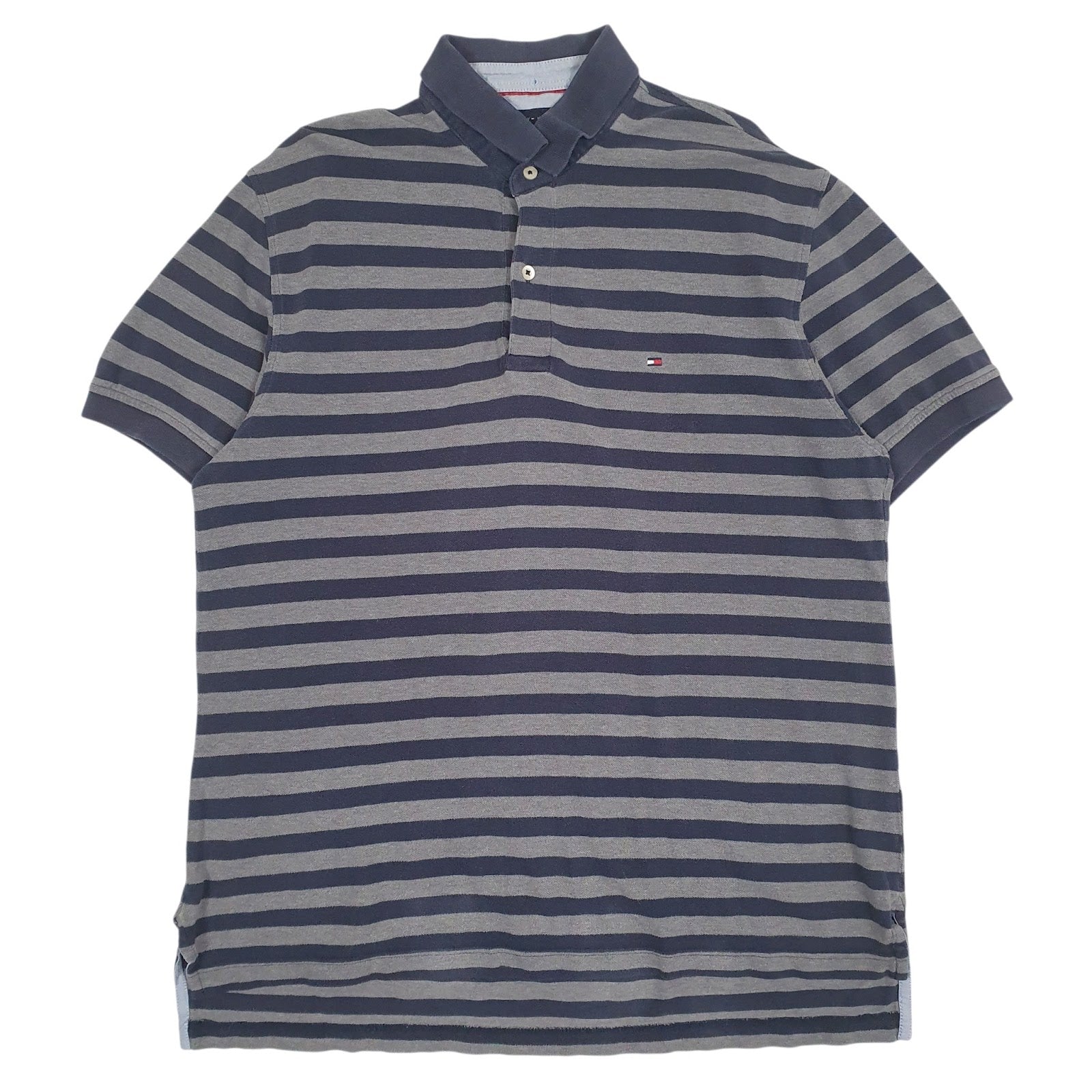 Mens Grey Tommy Hilfiger  Short Sleeve Polo Shirt