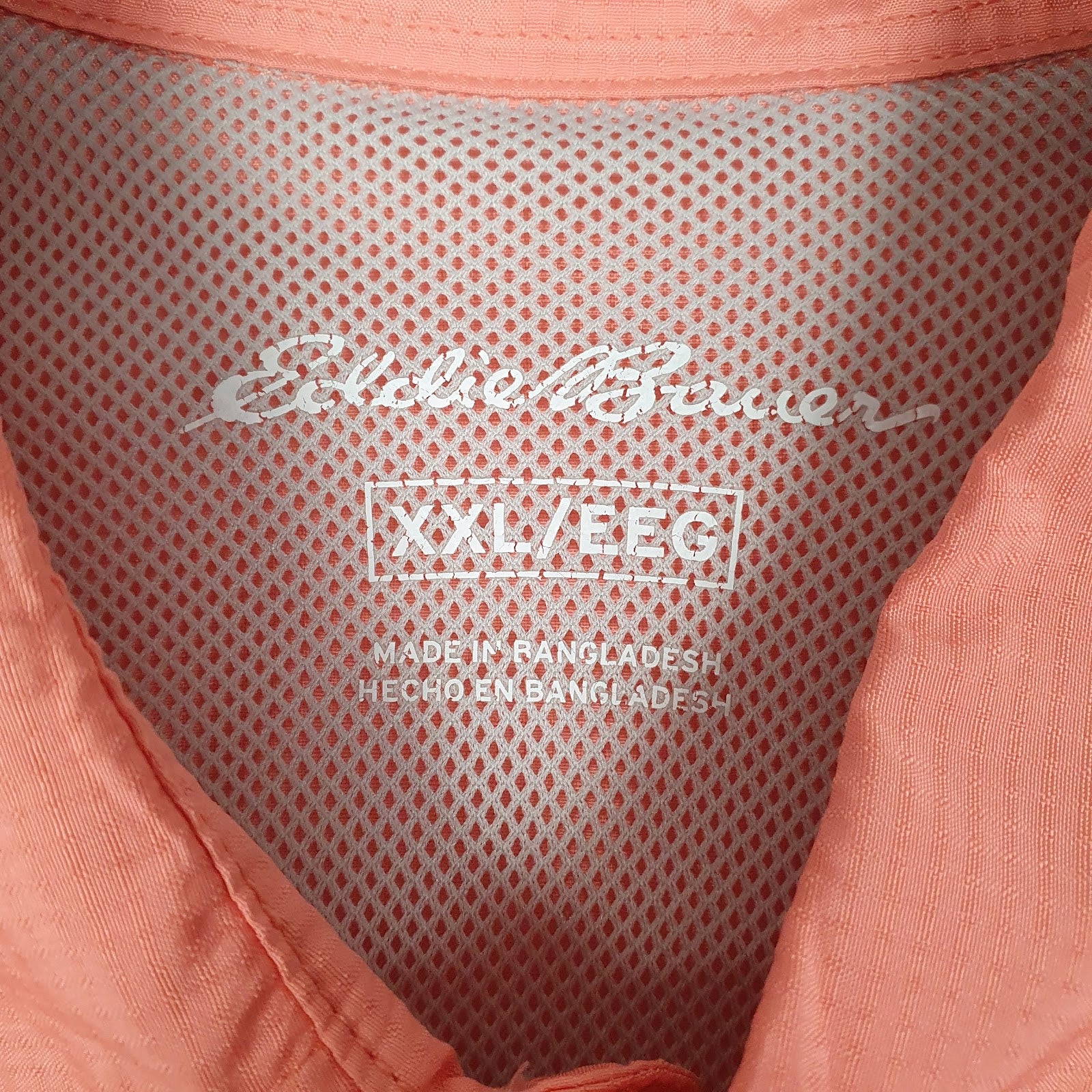 Mens Orange Eddie Bauer   Shirt