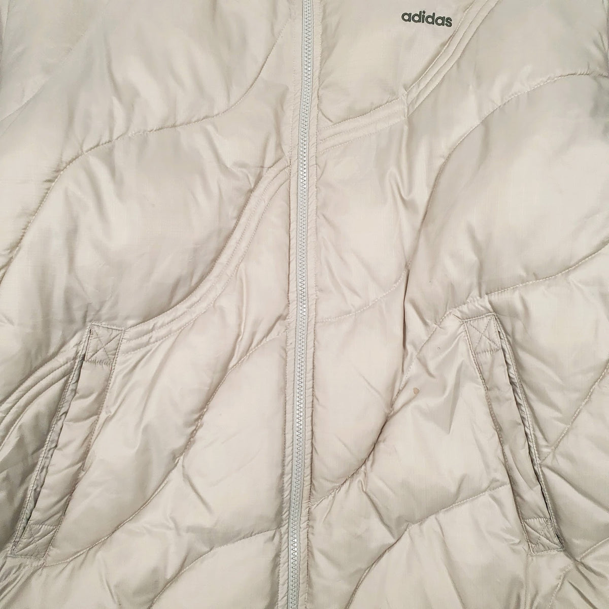 Mens Beige Adidas Vintage 00s  Coat