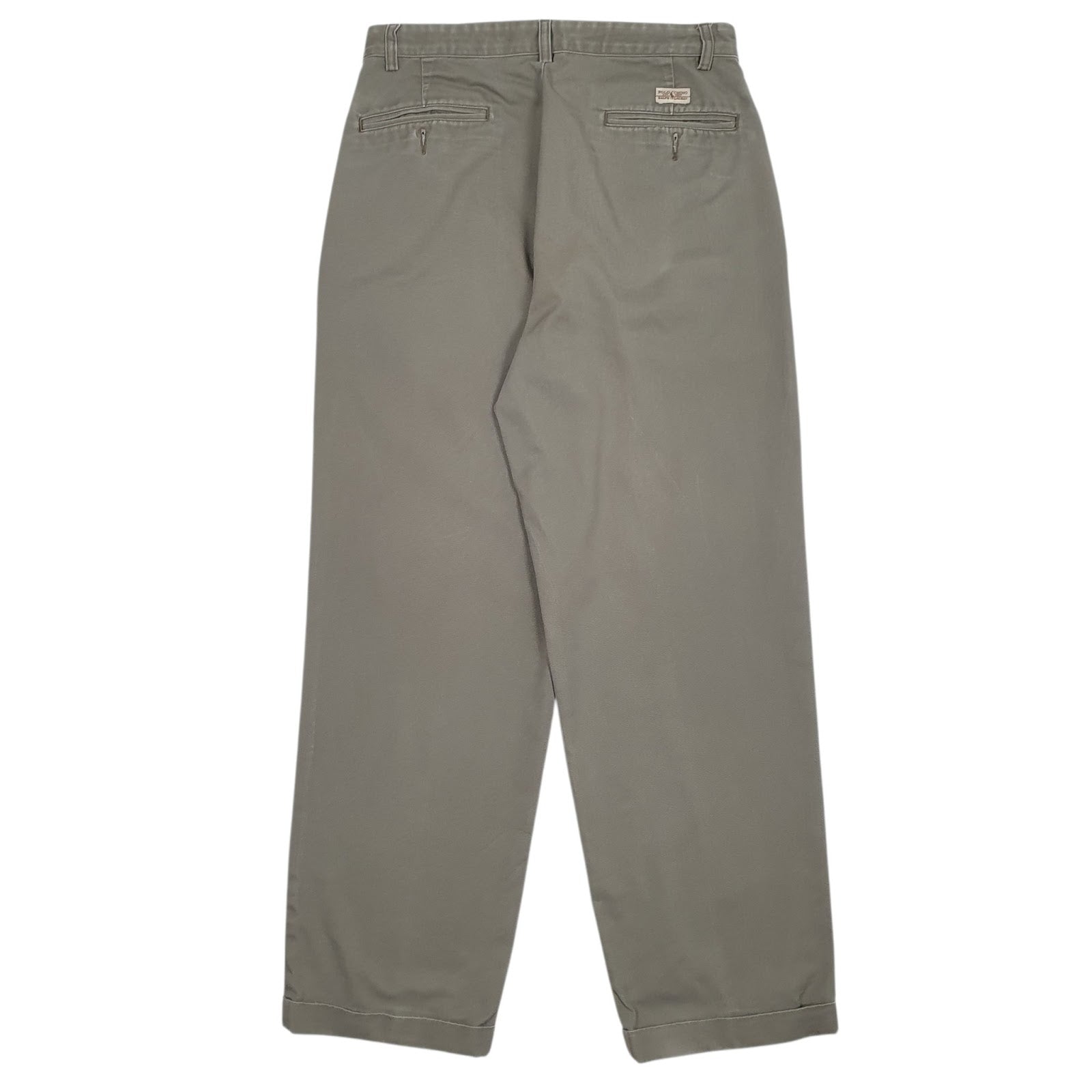 Mens Grey Polo Ralph Lauren Pleated  Trousers