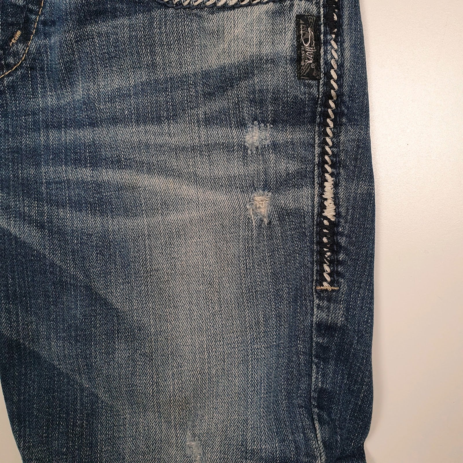 Womens Blue Silver Jeans Co   Shorts