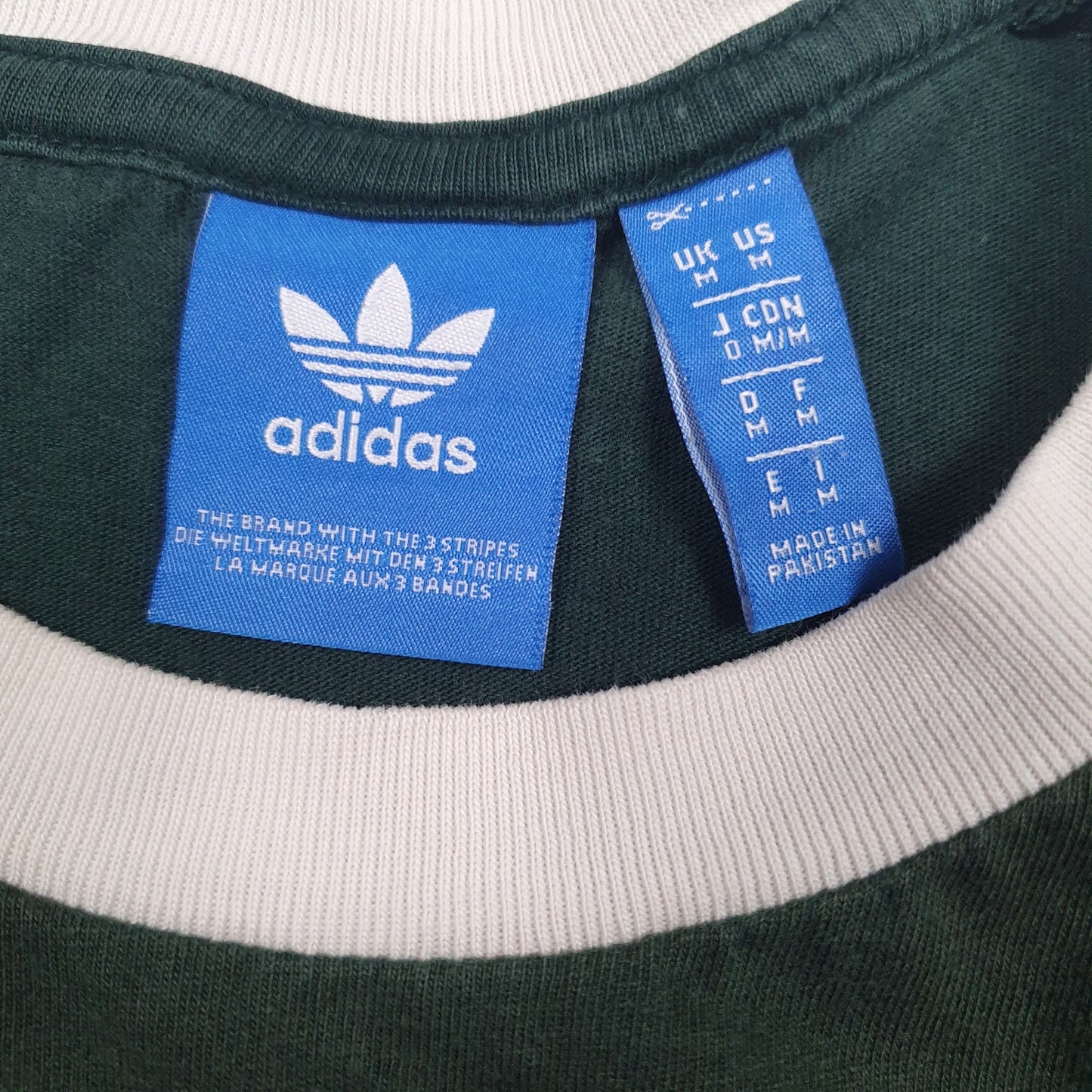 Mens Green Adidas   T Shirt