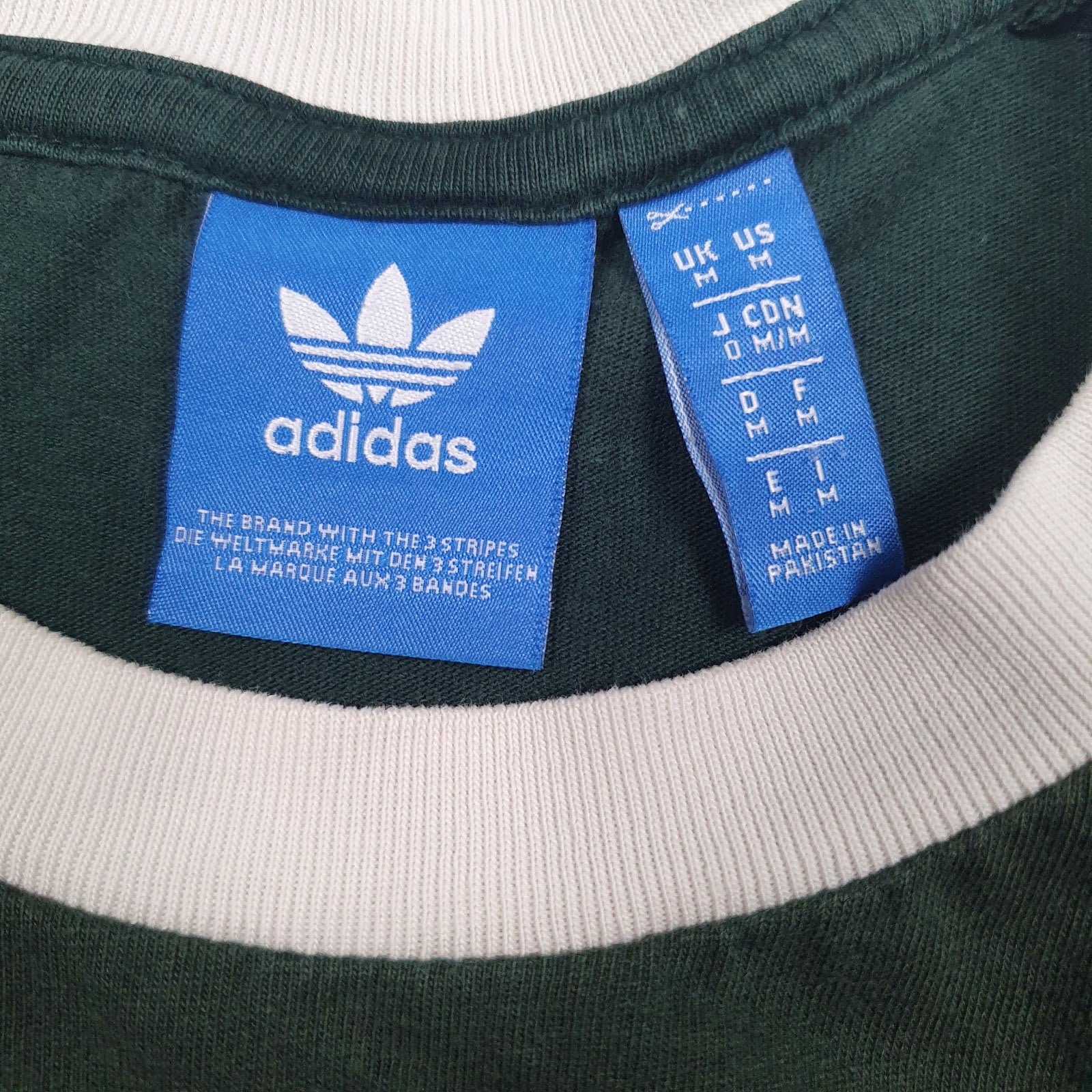 Mens Green Adidas   T Shirt