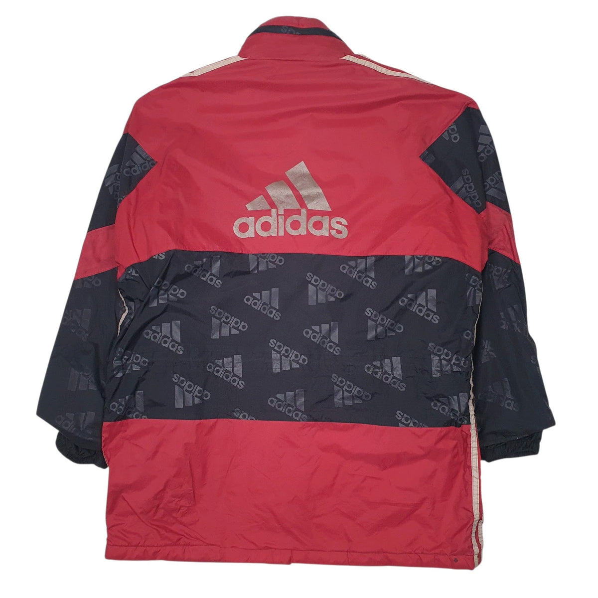 Mens Red Adidas Vintage 90s  Coat