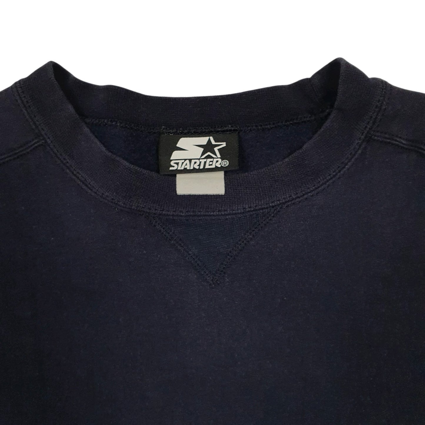 Mens Navy Starter  Crewneck Jumper