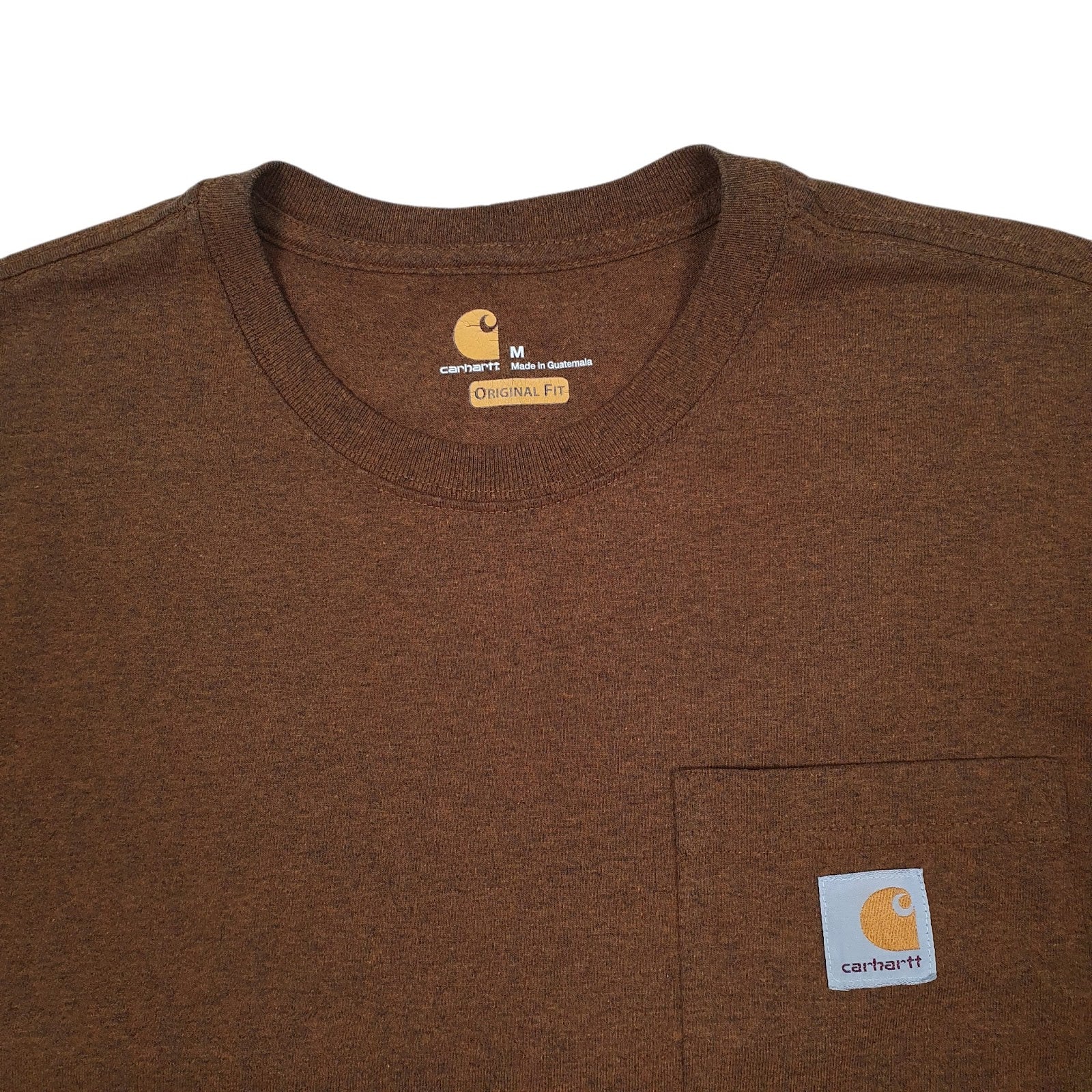 Mens Brown Carhartt   T Shirt