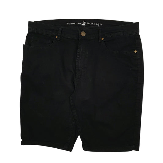 Mens Black Beverly Hills Polo Club Stretch Chino Shorts