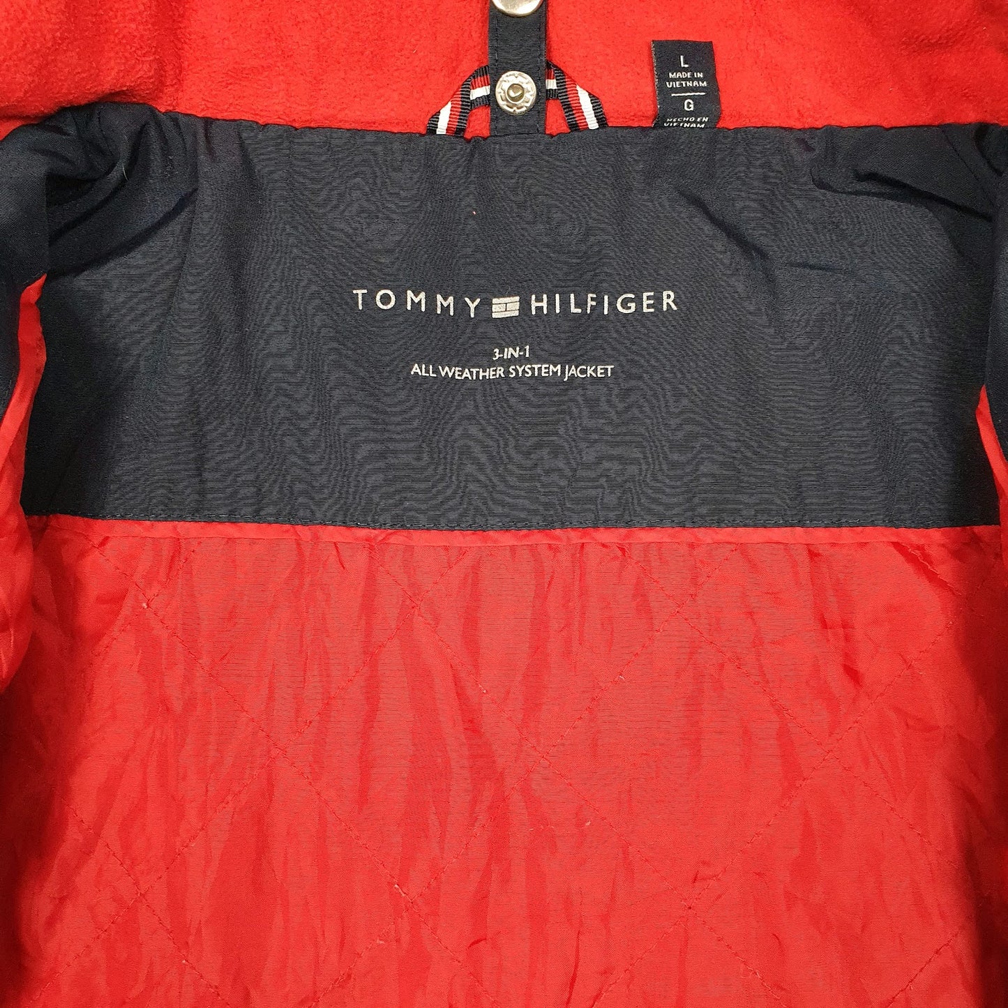 Womens Navy Tommy Hilfiger  Full Zip Coat