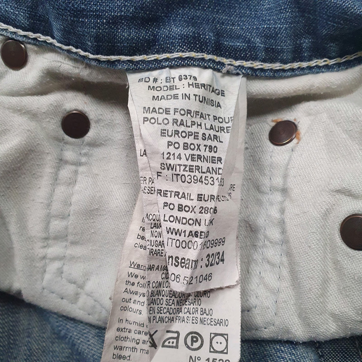 Mens Blue Polo Ralph Lauren   Jeans