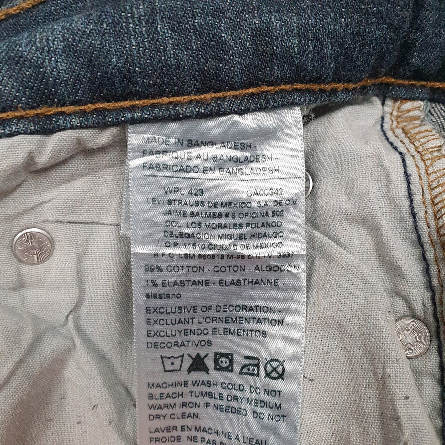 Mens Blue Levis   Jeans