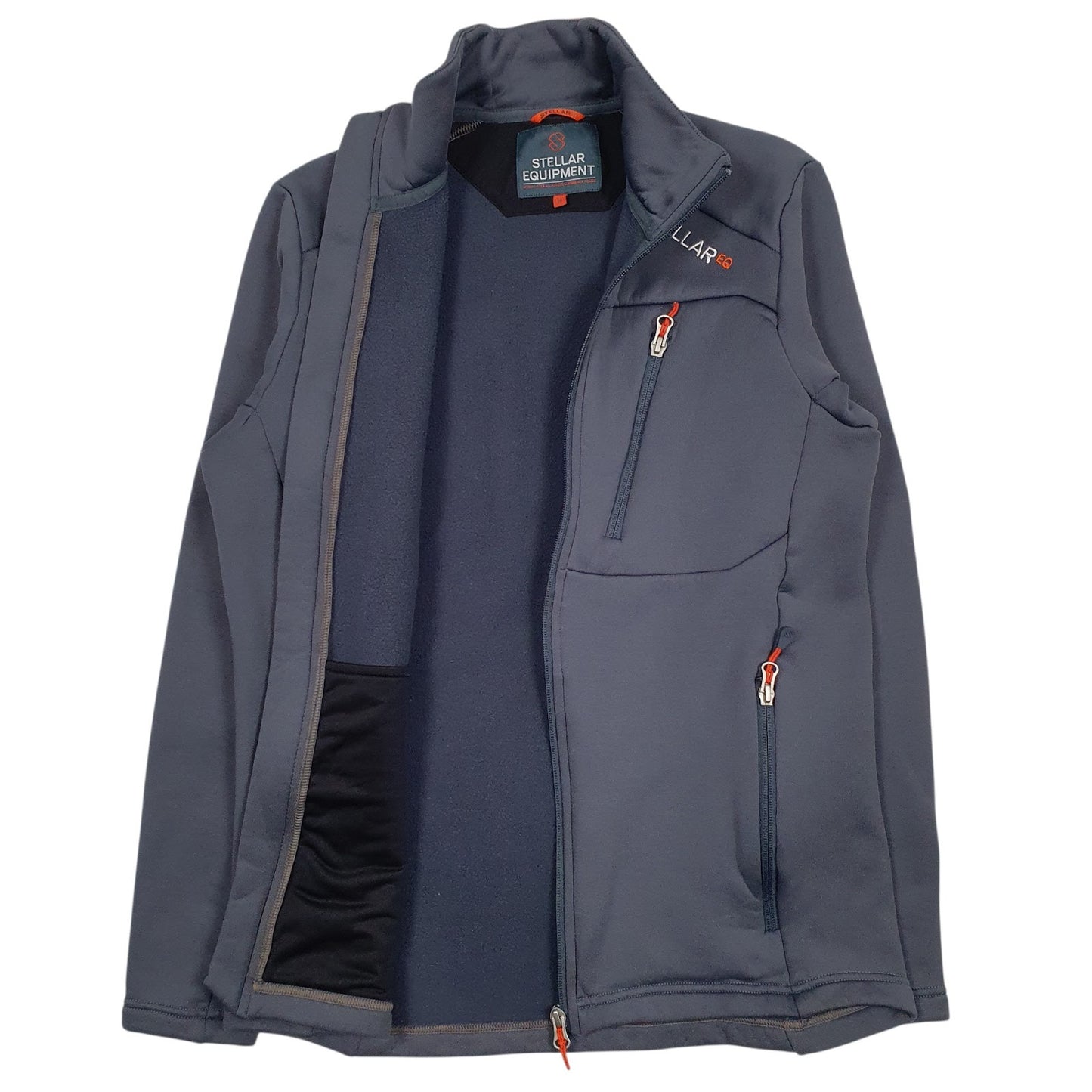 Mens Blue Stellar Equipment  Full Zip Jumper