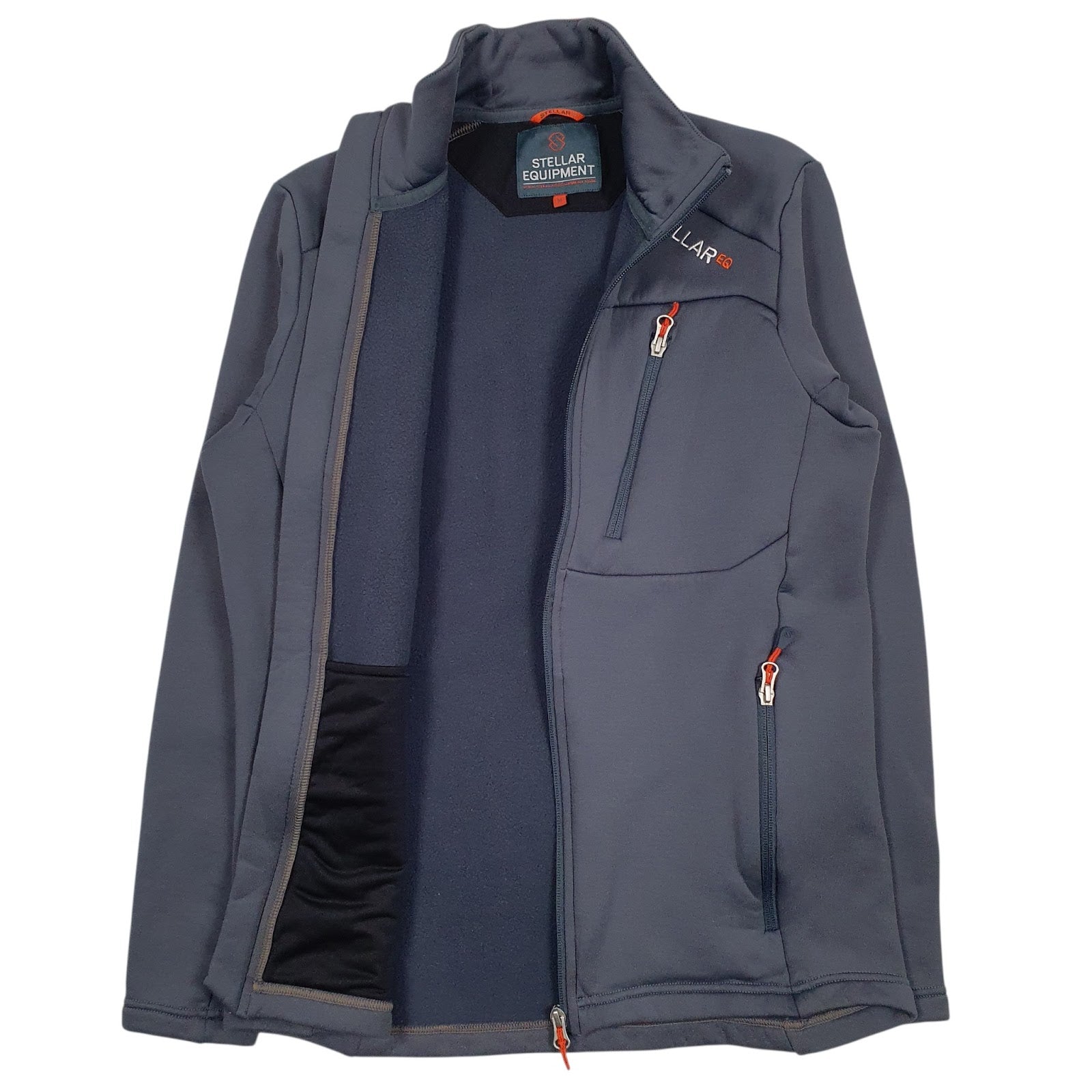 Mens Blue Stellar Equipment  Full Zip Jumper