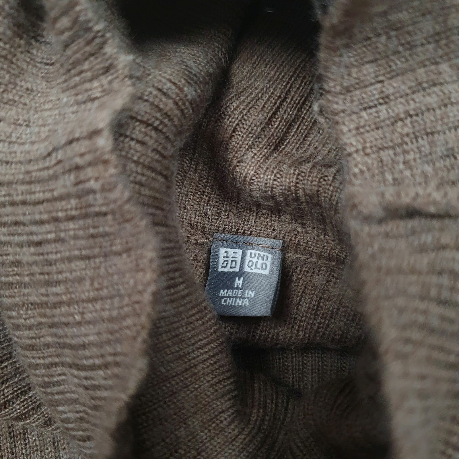 Womens Brown Uniqlo  Turtle Neck Jumper