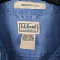 Mens Blue L.L.Bean   Shirt