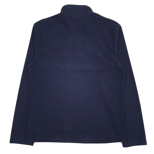 Mens Navy Starter  Quarter Zip Jumper