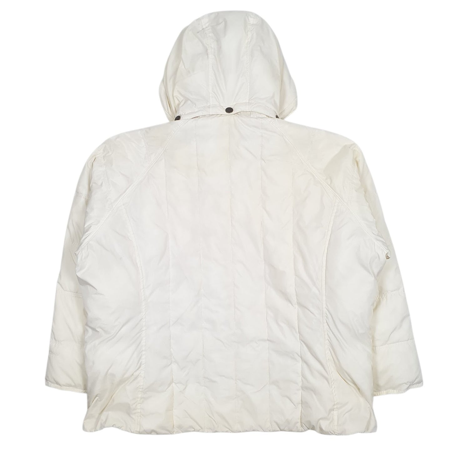 Womens White Woolrich Padded  Coat