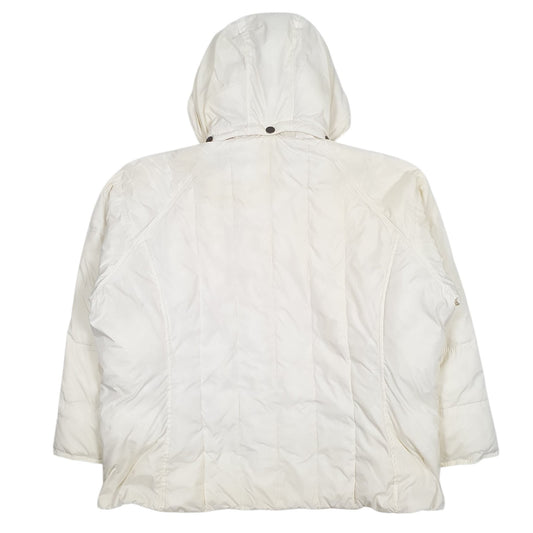 Womens White Woolrich Padded  Coat
