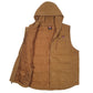 Mens Brown Wrangler Workwear Padded  Coat