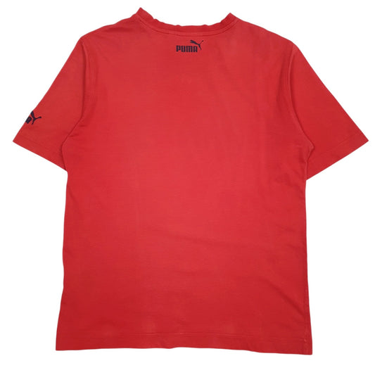Mens Red Puma   T Shirt