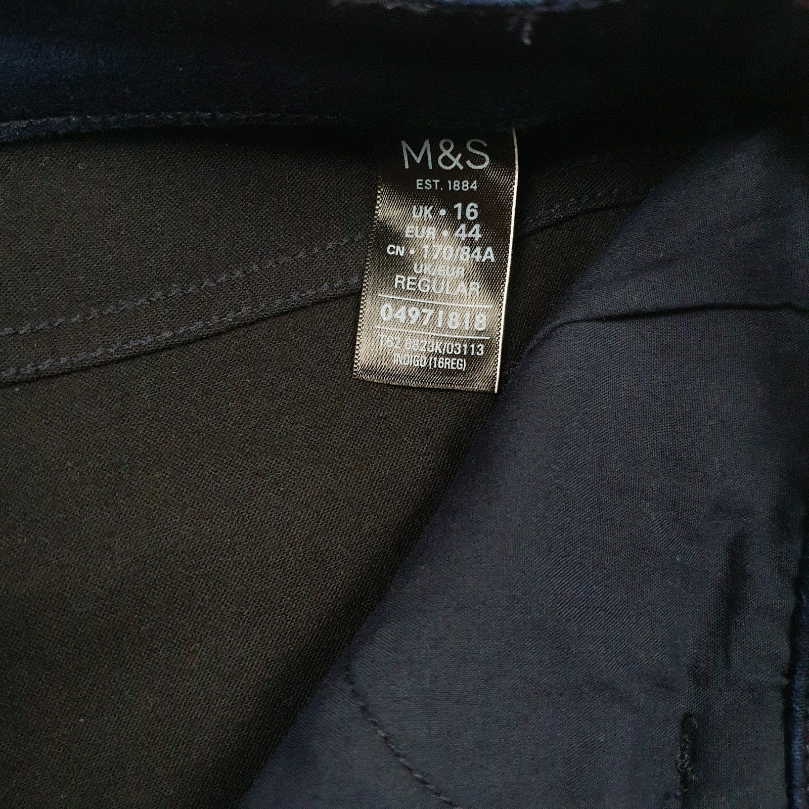 Womens Navy M&S   Jeans