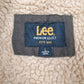 Mens Green Lee Sherpa Lined  Coat