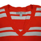 Womens Orange Tommy Hilfiger  V Neck Jumper