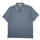 Mens Blue Champion  Short Sleeve Polo Shirt