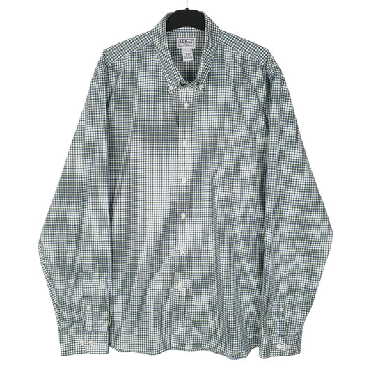 Mens Green L.L.Bean  Long Sleeve Shirt