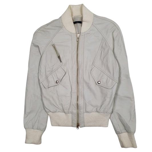 Womens Cream Sasch Faux  Coat