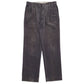 Mens Grey Eddie Bauer Pleated Corduroy Trousers