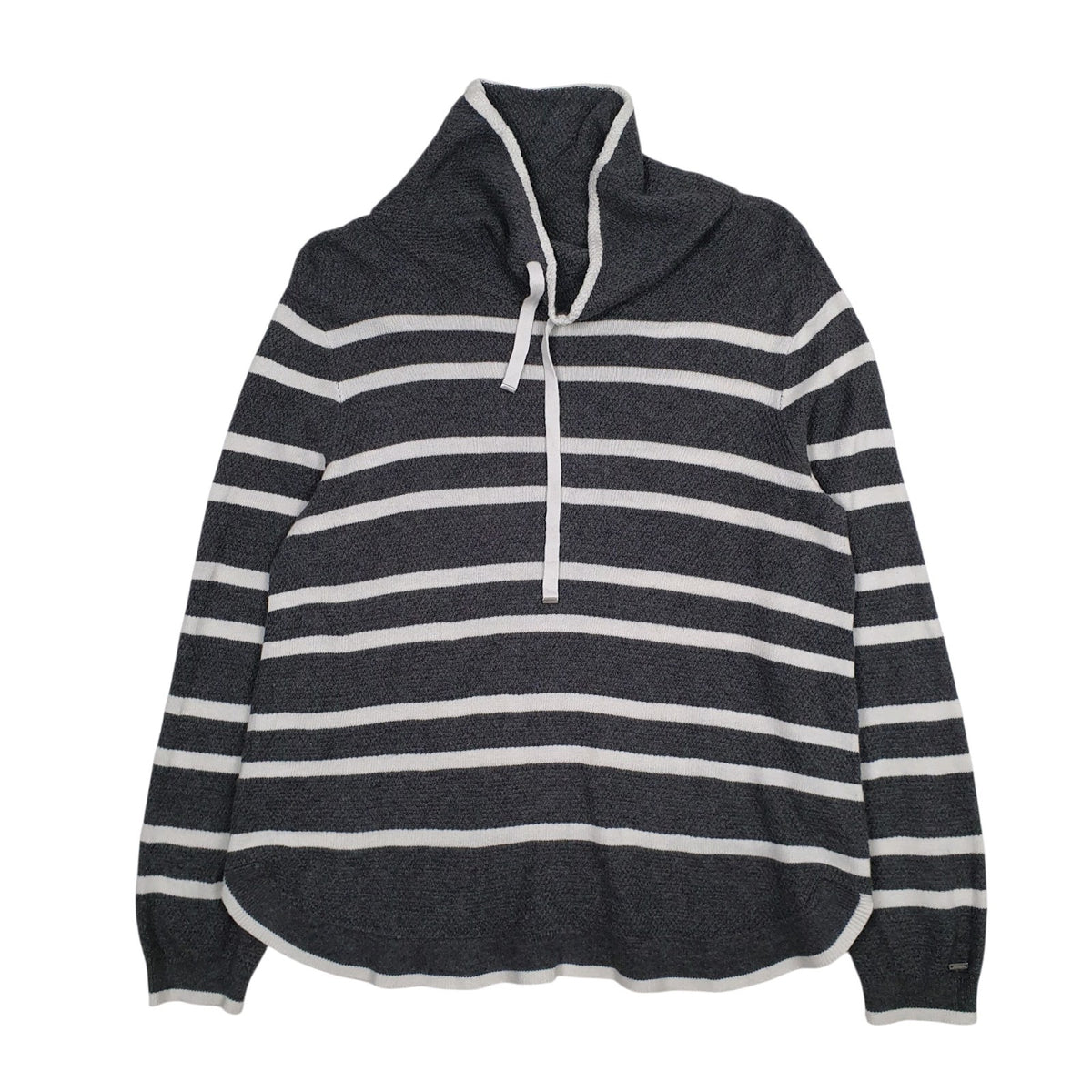 Womens Grey Tommy Hilfiger  Turtle Neck Jumper