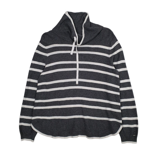 Womens Grey Tommy Hilfiger  Turtle Neck Jumper