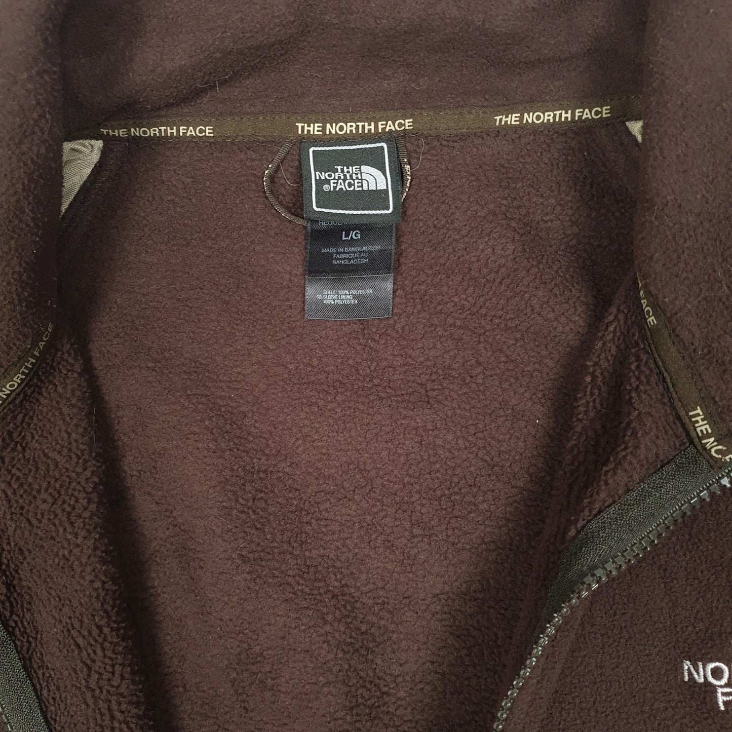 Mens Brown The North Face  Full Zip Jumper