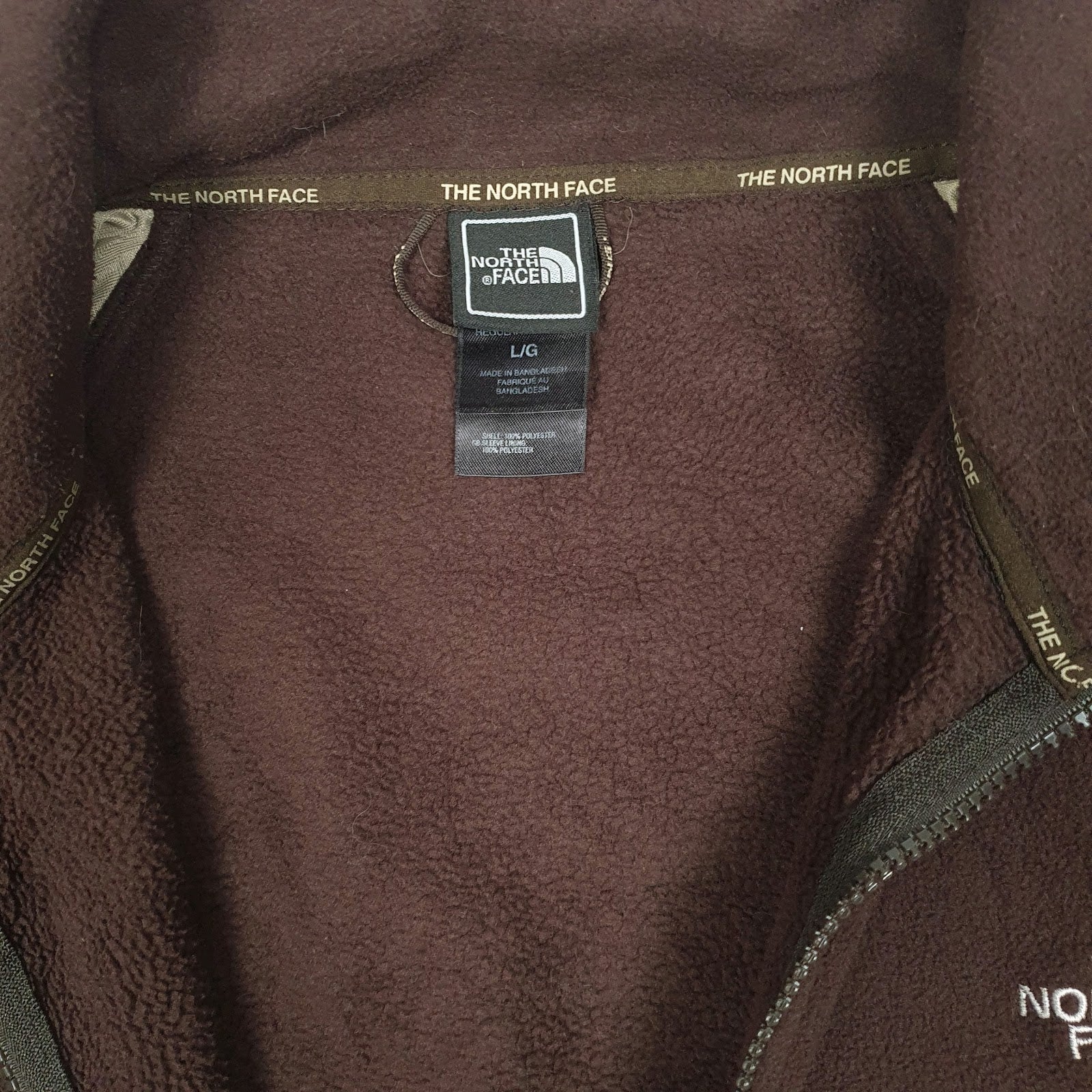 Mens Brown The North Face  Full Zip Jumper