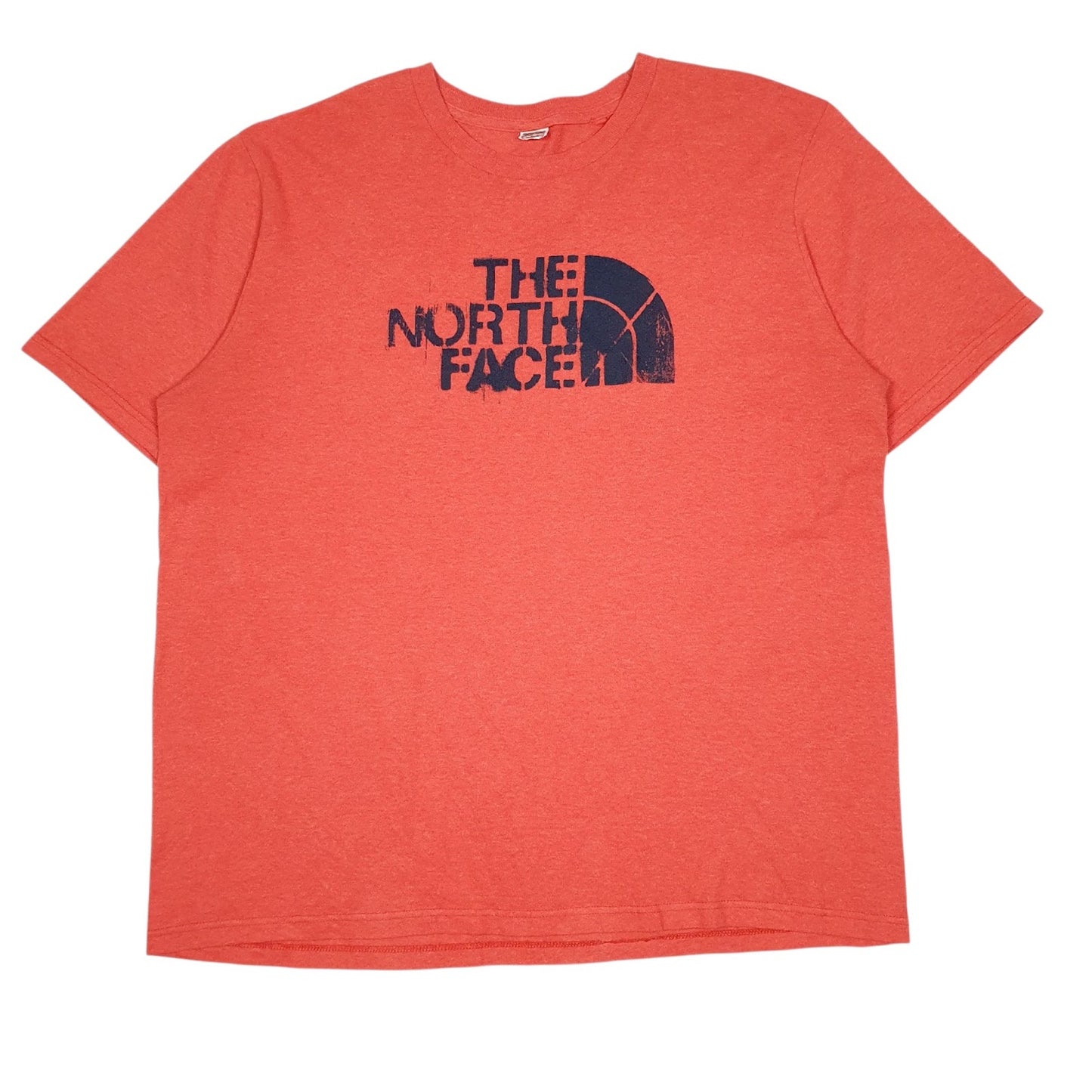 Mens Red The North Face Spellout Short Sleeve T Shirt