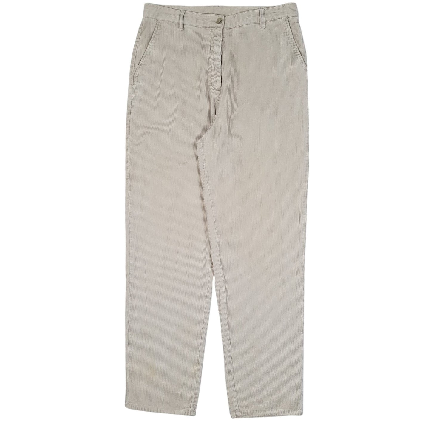 Womens Cream Woolrich  Corduroy Trousers