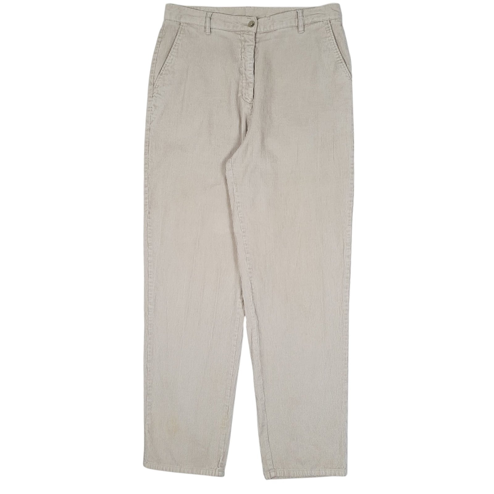 Womens Cream Woolrich  Corduroy Trousers
