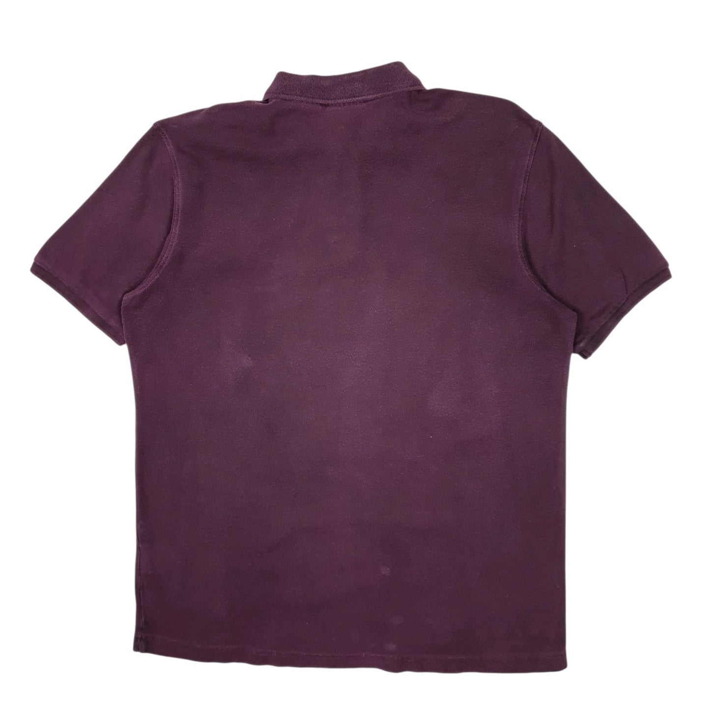 Mens Purple Fila  Cardigan Polo Shirt