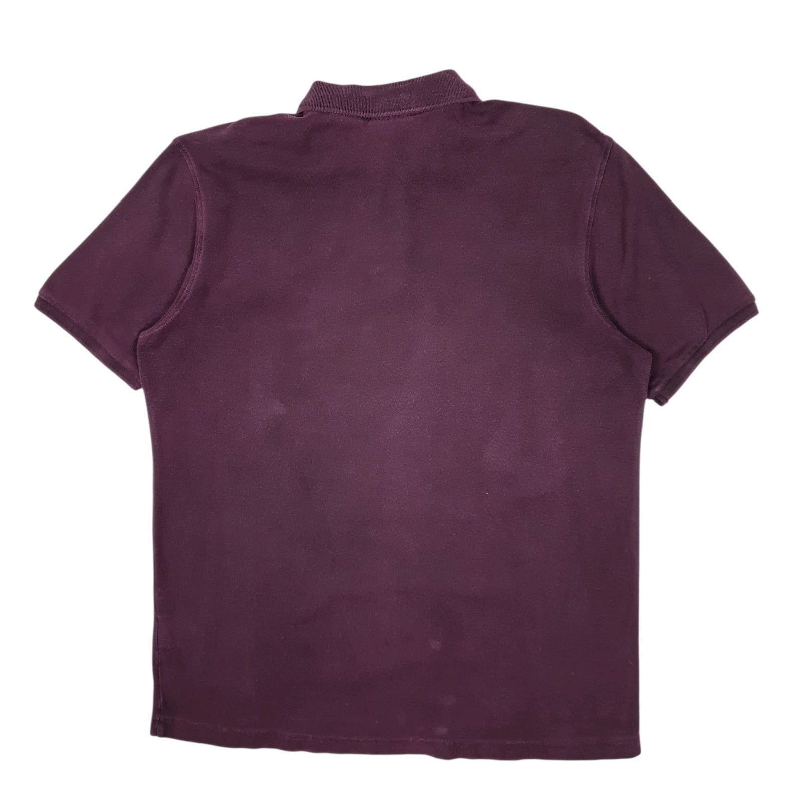 Mens Purple Fila  Cardigan Polo Shirt