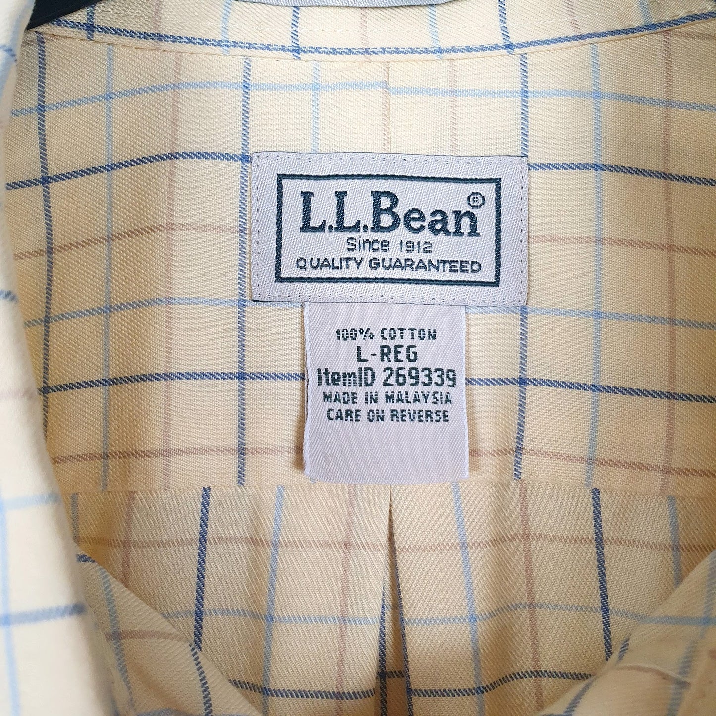 Mens Yellow L.L.Bean   Shirt