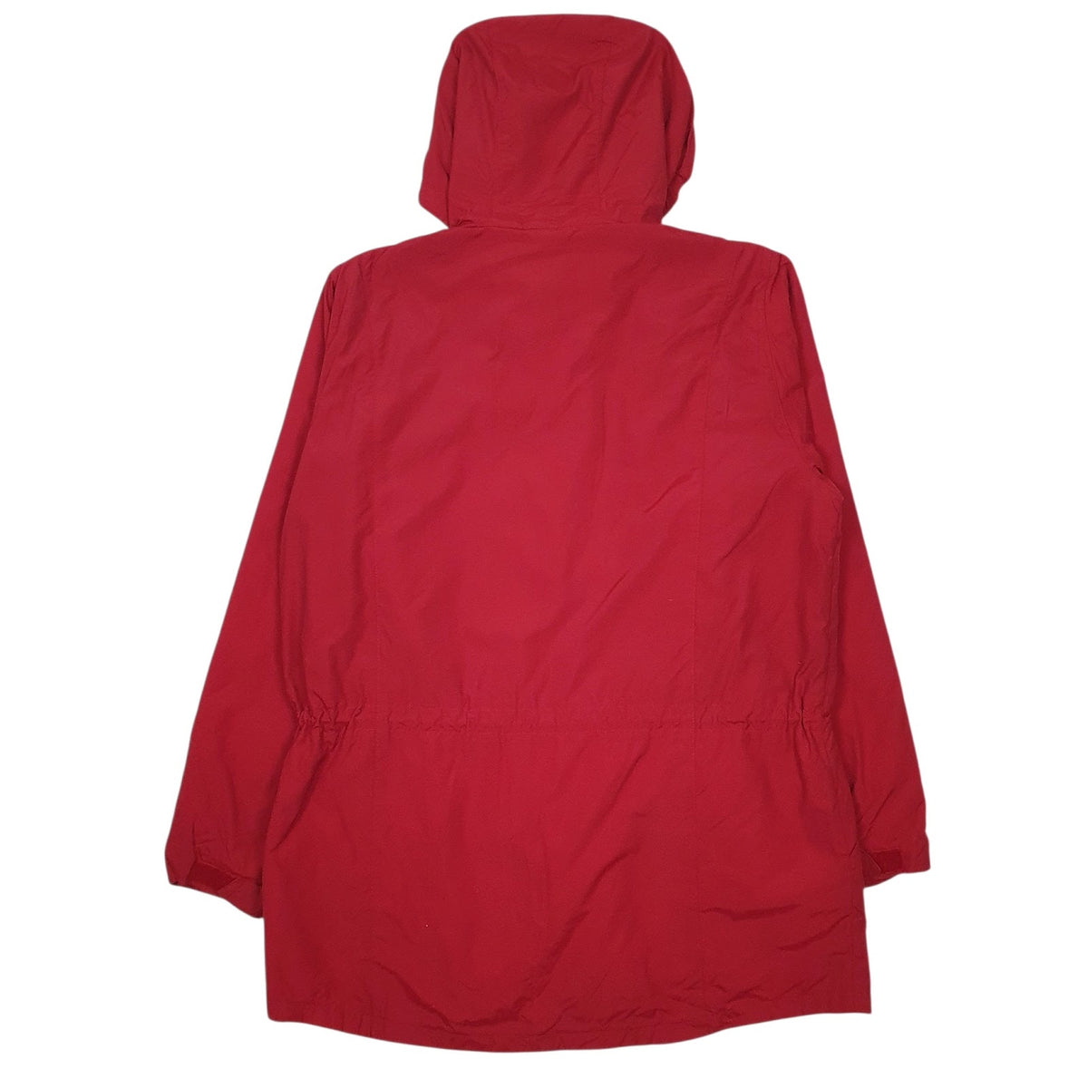 Mens Red Eddie Bauer Fleece Lined  Coat