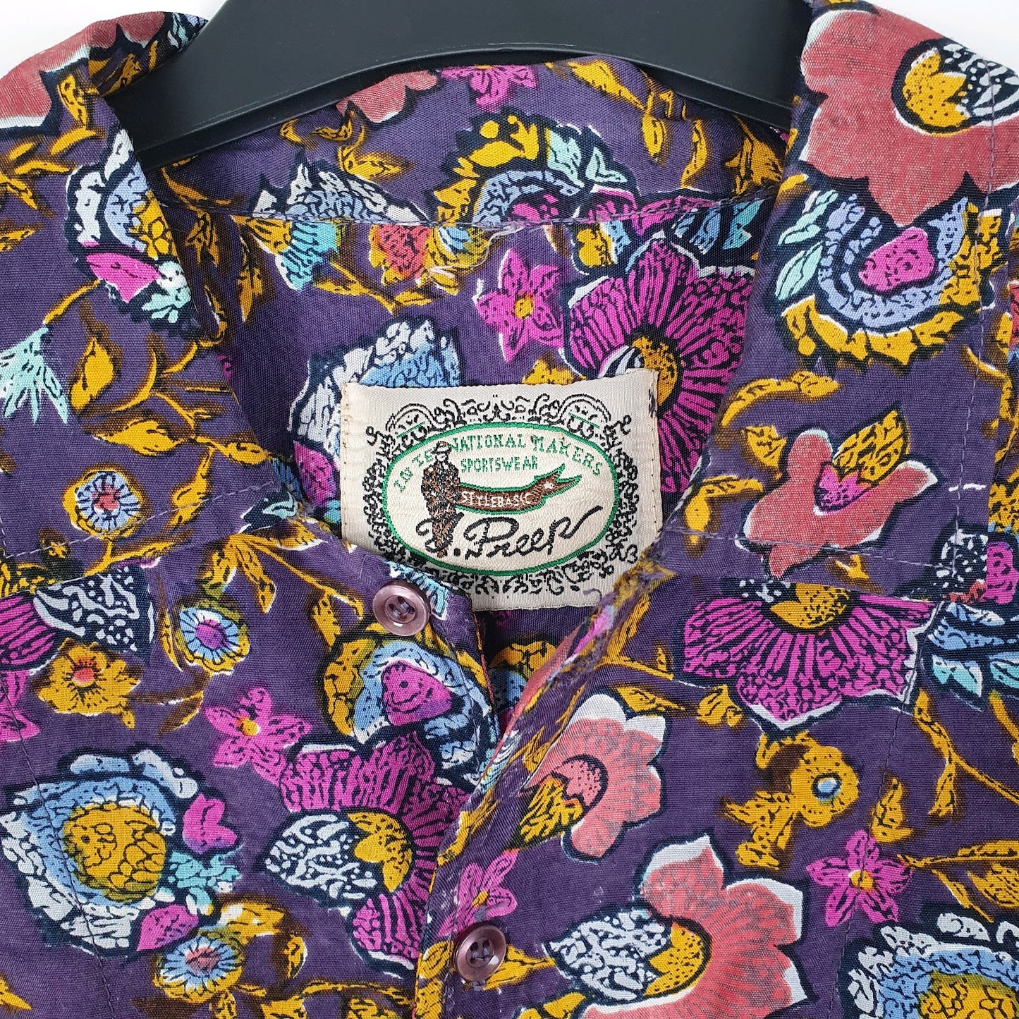 Mens Purple J. Preep Funky  Shirt
